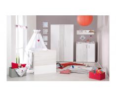 JUSTyou Albin Kinderzimmer-Set mit Funktionsbett Weiß