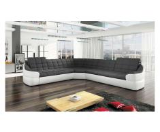 JUSTyou INFINITY L COMFORT Ecksofa Weiß Grau I