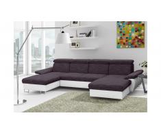 JUSTyou Magic Wohnlandschaft Weiß Violett