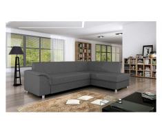 JUSTyou BARDOT Ecksofa 182x255x80 cm Grau I