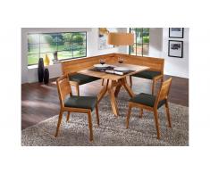 JUSTyou Clarens-H Essgruppe Massiv Wildeiche Anthrazit