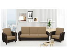 JUSTyou Laguna Polstergarnitur Braun Braun II