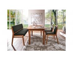 JUSTyou Clarens-P Essgruppe Massiv Wildeiche Anthrazit