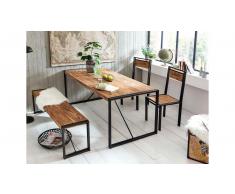 JUSTyou Manar Essgruppe Sheesham Schwarz