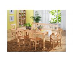 JUSTyou Lynch III Essgruppe Massivholz Buche
