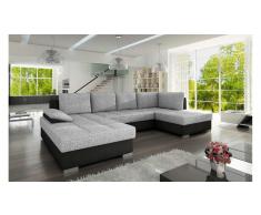 JUSTyou NELLY MAXI Wohnlandschaft Schwarz Grau