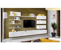 JUSTyou ITALI Wohnwand 170x300x40 Weiß