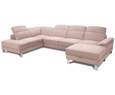 JUSTyou Kelyan Wohnlandschaft Struktur fein PIK Rosa