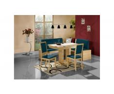 JUSTyou Foggia II Essgruppe Sonoma Eiche | Türkis