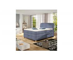 JUSTyou Agon Boxspringbett Dunkellila 120x200