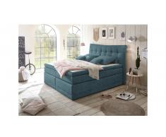 JUSTyou Georgia Boxspringbett Blau