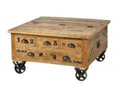 JUSTyou Simple Couchtisch Mangoholz