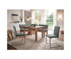 JUSTyou Cinque III Essgruppe Sonoma Eiche | Grau