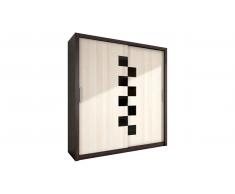 JUSTyou Toledo Schwebetürenschrank 200x180x62 cm