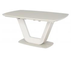 JUSTyou Armani Ausziehtisch 76x90x220 Creme