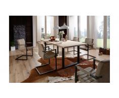 JUSTyou Midwood Essgruppe Wildeiche Beige Schwarz