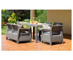 JUSTyou Saint John Essgruppe Cappuccino Sand