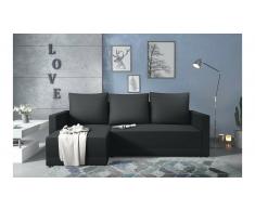 JUSTyou Kaori Ecksofa Anthrazit Links Kunstleder