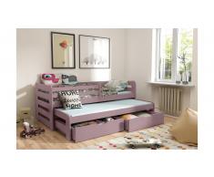 JUSTyou Kobi Funktionsbett Violett 90x188 cm