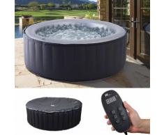 Whirlpool MSpa HWC-A62b, 6 Personen In-/Outdoor heizbar aufblasbar Ø 204cm FI-Schalter ~ Variantenangebot