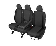 Saferide | 1+2 mit Tisch 3-Sitzer Schwarz Vordersitze Sitzbezüge Wohnmobil Autositzbezüge Transporter Sitzbezug Schonbezug Schonbezüge Autoschonbezug Sitzauflagen Sitzschutz Auto Ares