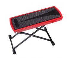 Gitarre Fuß Hocker, Musik Heavy Duty Anti Rutsch Gummi Frontplatten Tritt Hocker for Einfache Lagerung Gitarrenzubehör Folds Wohnung In Sekunden