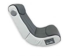 Lifestyle For Home Soundsessel Spielsessel Gamingstuhl Soundz für Playstation Xbox Wii weiß grau