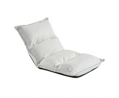 HOMCOM Sitzkissen Sitzsack Bodenkissen Stadionkissen Boden Sessel mit Lehne klappbar