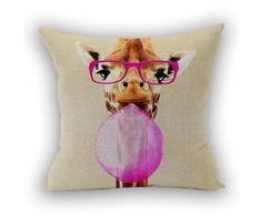 Nunubee Kissenbezug Wohnzimmer deko deko Kissen Shabby chic deko scheibengardine landhausstil Autodekoration Sofa Cover, Tiere 17 45x45CM