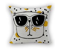 Nunubee Kissenbezug Wohnzimmer deko deko Kissen Shabby chic deko scheibengardine landhausstil Autodekoration Sofa Cover, V2 45x45CM