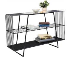 Kare Design Regal Mesh, modernes Regal, schwarze Konsole, offenes Sideboard, (H/B/T) 78x120x31,5cm
