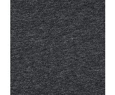 casa pura Teppich London | viele Größen | pflegeleichter Flacher Schlingenflor | Flurteppich, Wohnzimmerteppich, Küchenteppich, Schlafzimmerteppich (Anthrazit - 160x230 cm)