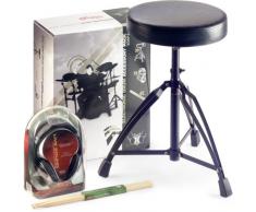 Stagg EDAP 2 Set mit Schlagzeug-Hocker/Kopfhörer/Drumstick