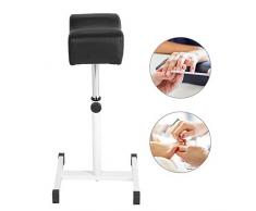 TMISHION Pediküre Hocker, Beinauflage Fußstütze Stuhl, verstellbare Spa-Ausrüstung Beinstütze Schreibtisch Maniküre Pediküre Fußpflege Beinauflage