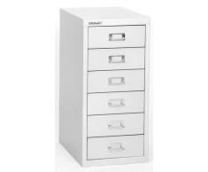 Aktenschrank 29er mit 6 Schubladen Farbe: Lichtgrau