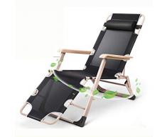 Yuany Verstellbare Chaiselongue Chaiselongue mit Kopfstütze Armlehne Sonnenliege Schwerelosigkeitsstuhl Liege Liegebett Gartenstuhl Gartenterrasse Camping Beach (Farbe: B, Maße: 65x118x50 cm (26x4