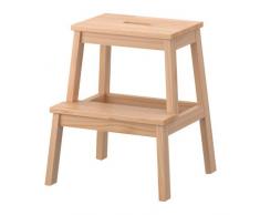 IKEA BEKVÄM Tritthocker aus massiver Buche; (50cm)