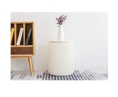 CSPFAIZA Papierhocker Faltbar Modernes Mode Tragbar Kraftpapier Mini Einfach Hocker für Schlafzimmer Wohnzimmer Restaurant - Wasserdicht,C-White