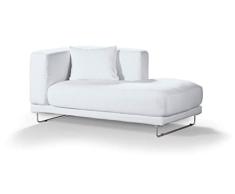 Dekoria Tylösand Recamiere rechts Sofabezug Sofahusse passend für IKEA Modell Nikkala Weiss
