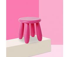 GWFVA Kinderhocker, Kunststoff Kinderhocker, als Spielhocker verwendbar, Lernhocker, Kindergartenhocker, Trainingshocker, rot