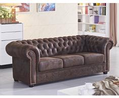 Mapo Möbel Chesterfield Ledersofa Ledercouch Chesterfield-3-Vf03