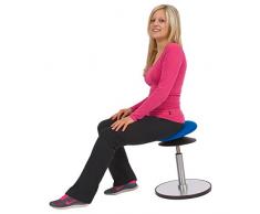 Sport-Tec Ergo Pendelhocker Maxi Stehhilfe Sitzhocker Höhenverstellbar ø 37 cm BLAU