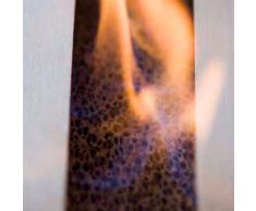 Wall Flame I weiss Edelstahl glanzpoliert Ethanolkamin für Bioalkohol