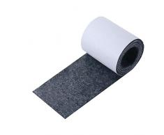 Filzstreifenrolle - Filzgleiter Selbstklebend 150cm, Schwere Filzstreifenrolle DIY Selbstklebende Möbelpolster Holzbodenschutz Geeignet Für Tischsofa Blumentöpfe