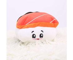 YXYL Stofftier Weich Plüschtier 1pc 24cm Lachs Sushi Spielzeug Plüsch Kawaii Essen Kissen Küchensofa Restaurant Schaufenster Dekoratives Kissen Sushi Pillo