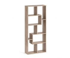 Vicco Raumteiler NOA Bücherregal Standregal Aktenregal Hochregal Aufbewahrung Regal +++Verschiedene Dekore +++ (Sonoma Eiche)