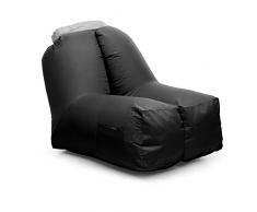 blumfeldt Airchair • Air Chair • Luftsessel • Aufblassessel • Luftmöbel • Maße: 80 x 80 x 100 cm • Camping • Reisen • Pool • Meer • inklusive Transportrucksack • waschbar • stylisch • schwarz