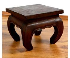 livasia Asiatischer Opiumtisch, Beistelltisch aus Massivholz der Marke Asia Wohnstudio, asiatischer Couchtisch, Nachttisch, Massivholz Möbel, (30cm)