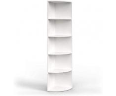 Vicco Eckregal 3 Dekore flexibel einsetzbar 5 Ablagen 180x40x40cm