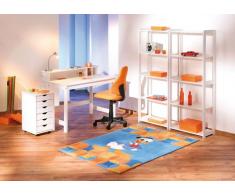 Inter Link Rollschrank Rollcontainer Simon Massivholz 6 Schubladen weià lackiert